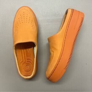 Nike Air Force 1 One Orange Shoes Slip On Lover Xx Comfort Slides Womens Size 8
